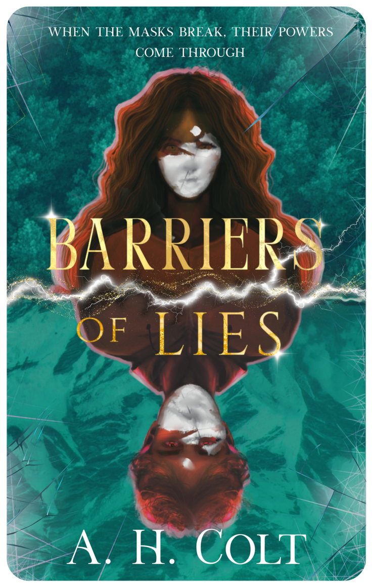 Hero book Book cover for Fantasy Novel "Barriers of Lies"